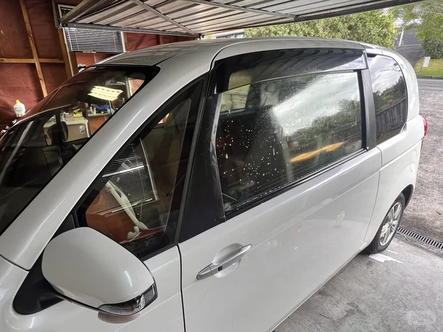 丰田汽车车窗施工照片